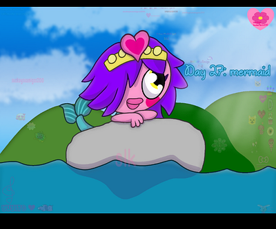Junefairytale Day 27: mermaid art post art tag digital art drawing fan art illustration