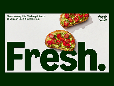 Fresh Food Delivery Ad Design advertising design app promotion brand identity clean layout crisp photography digital campaign e commerce design food delivery fresh produce grocery app healthy eating marketing graphic online groceries product showcase simple effective typographic design ui element user engagement ux ui visual communication