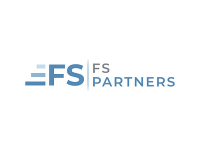 FS Partners minimal word Logo corporate branding graphic design illustration logo design timeless logo design visual identity