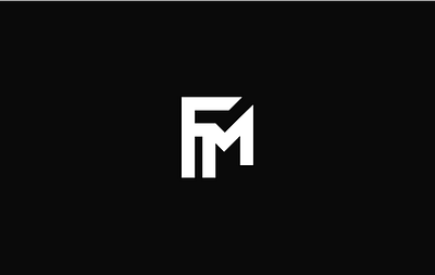 FM Monogram dribbble logo minimal design monogram vector visual identity