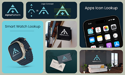 Alpha Brand Guidelines brand identy brand kit branding company profile graphic design identy logo video editor visual identy