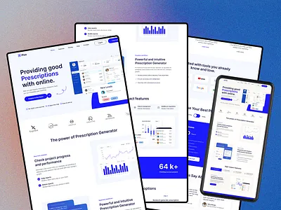 SaaS Prescription Medicine landing page Design ai drug health healthcare healthcare website landing page medical medical website medicaments medicine motion design pharmacy prescription saas telehealth ui ux web design website design wellness