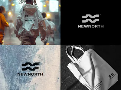 Newnorth brand branding clothing fashion icon logo logo design logodesign mark newnorth style