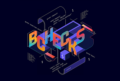 Bchecks illustration illustration