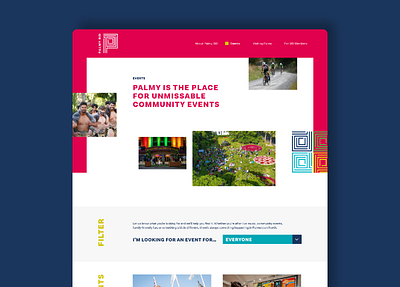 Palmy BID design graphic design ui ux web design website