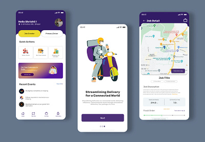 Delivery App delivery design mobile app ui