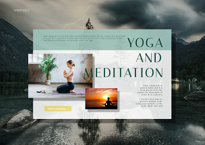 Health and wellness site design figma ui web design website