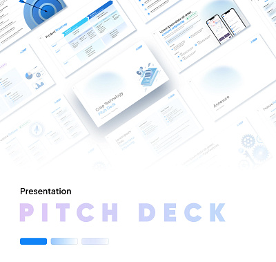 Crisp Pitch Deck | Presentation design figma graphic designer ui