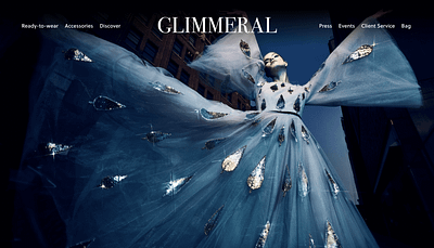 Glimmeral - Luxury Fashion Website bespoke website fashion web design high end web design high end website luxury clothing website luxury e commerce website luxury fashion brand website luxury fashion website luxury shopping website luxury ui luxury ux luxury web design luxury web development luxury website luxury website design luxury website development luxury womenswear website premium web design premium website website