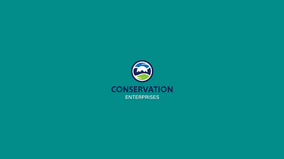 Conservation Enterprises Brand Identity branding conservation design environment graphic design illustrator land logo tulsa vector