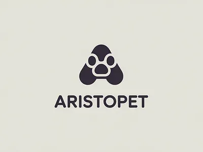 AristoPet — A Minimalist Premium Pet Care Logo branding design graphic design illustration lettermark logo logo design typography ui ux vector wordmark