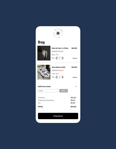 Daily UI 058 ~ Shopping Cart dailyuichallenge design figma ui uiux ux uxdesign