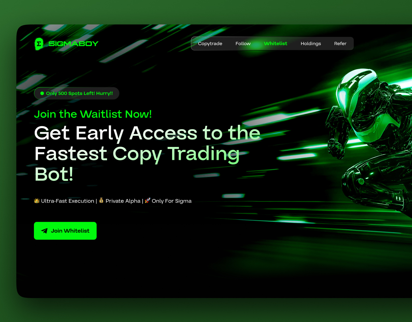WEB 3 Landing page dark mode hero section landing page ui ux web3