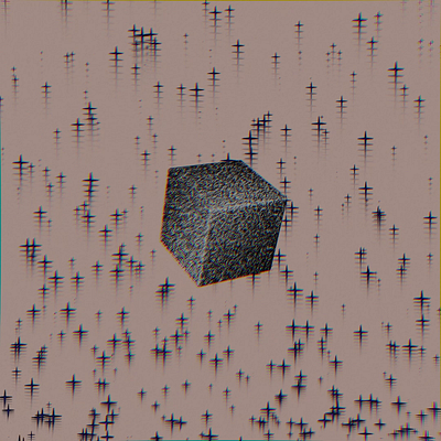 Daily - Grainy 3D Cube cube grain