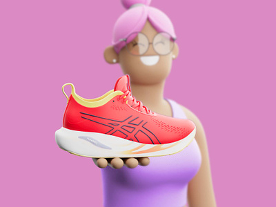 Running Shoes 3d arcade studio cgi character digital folioart illustration sport trainers