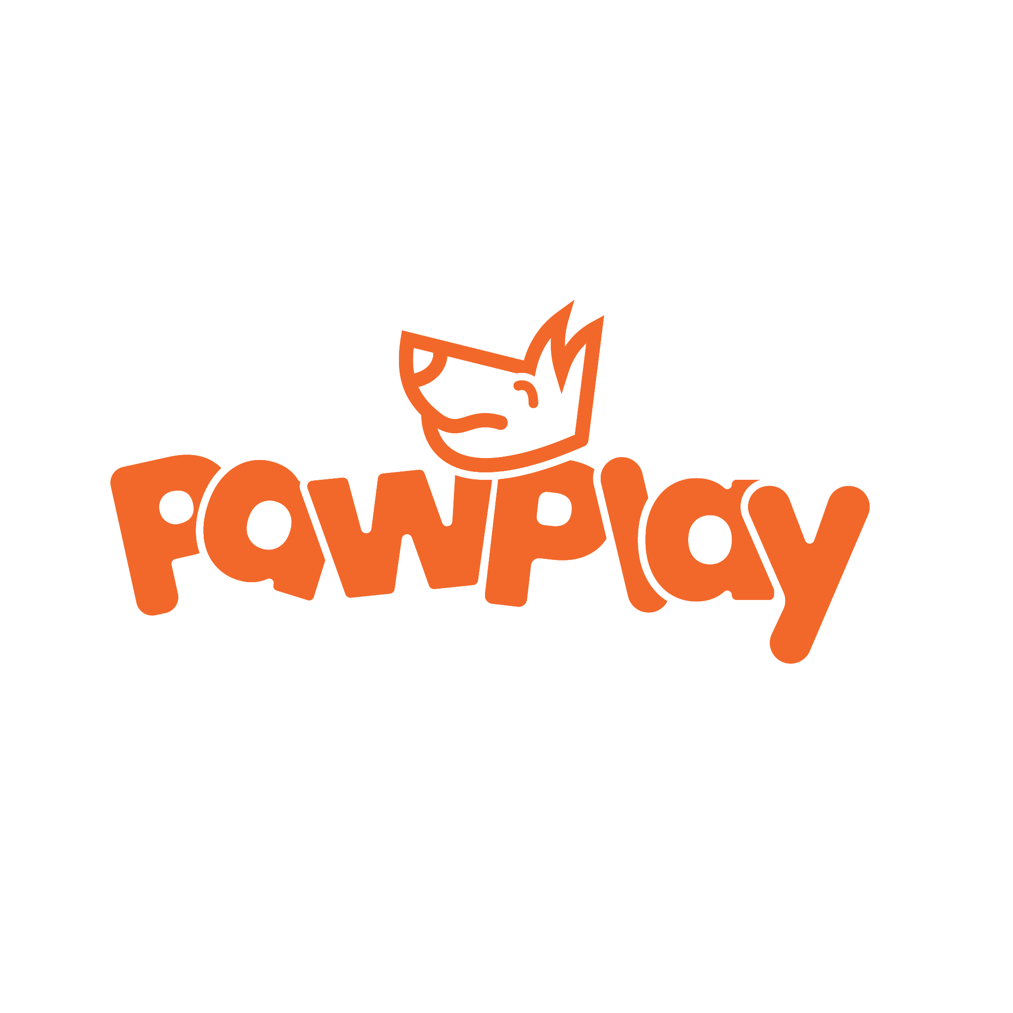 Pawplay Branding branding dog logo logo design pet pet branding pet logo wolf