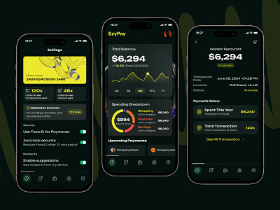 Finance and E-Wallet App Design app design finance payment product design ui design ux design wallet