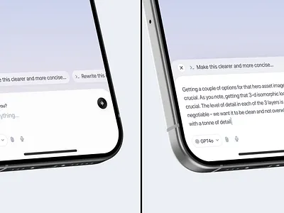 Customize and Saving Prompt ai chat chatgpt gradient mobile app design ui uidesign ux uxdesign