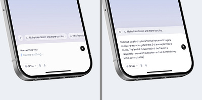 Customize and Saving Prompt ai chat chatgpt gradient mobile app design ui uidesign ux uxdesign