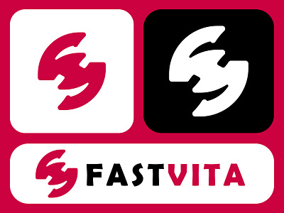 Fastvita logo design brand mark branding creative logo f f letter logo f logo f logo design f logo mark f mark letter logo letter s logo logo logo identity mark modern logo multivitamin logo s letter logo s logo timeless logo treatment logo