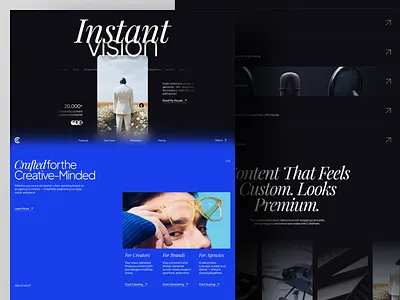 CreaMate.ai - AI Video Generator Landing Page Website ai ai video artificial intelligence company design home page landing page machine learning tech ui ux video generator video maker web web design website website design