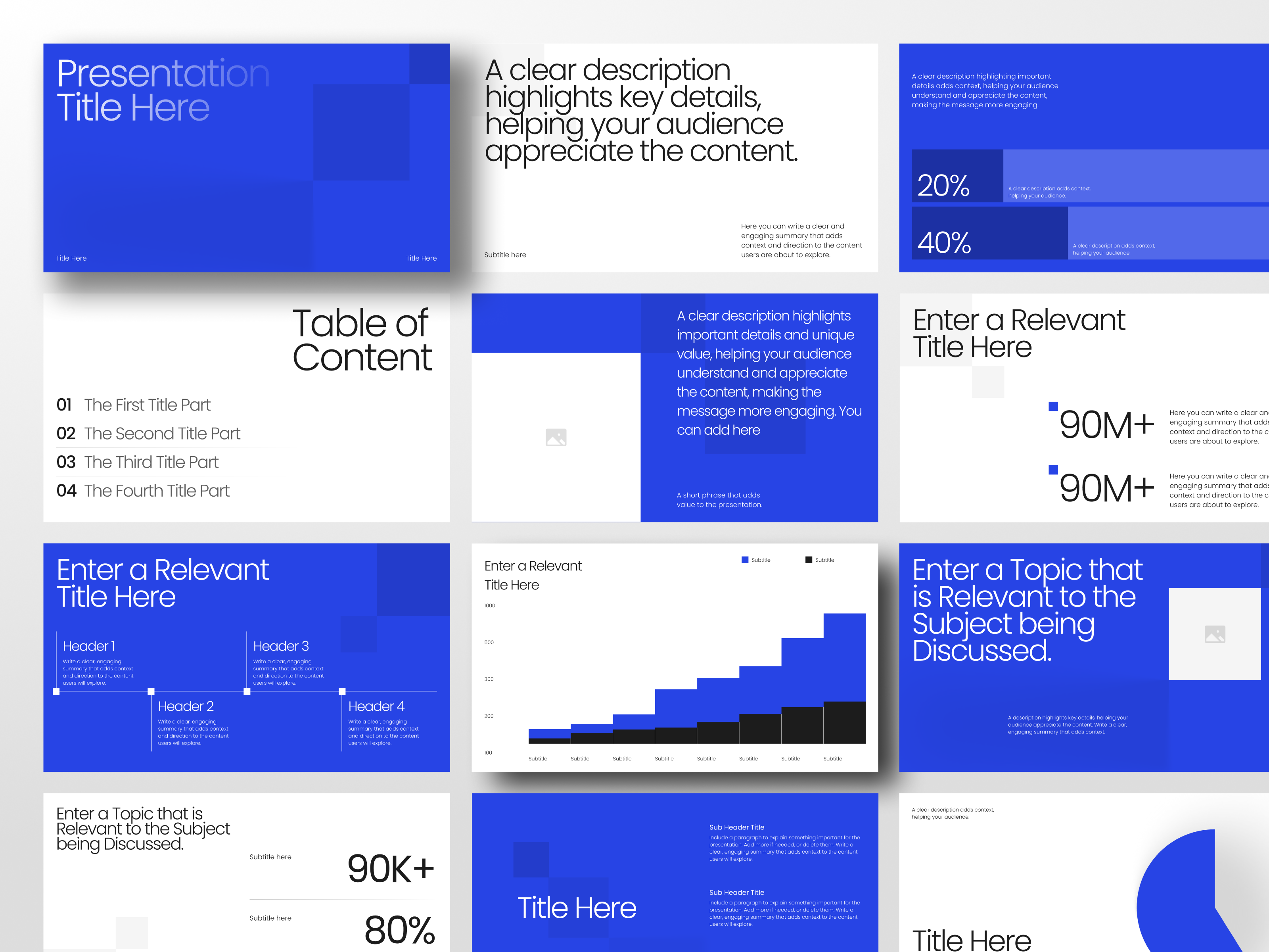 Example of Full Pitch Decks & Slides Design