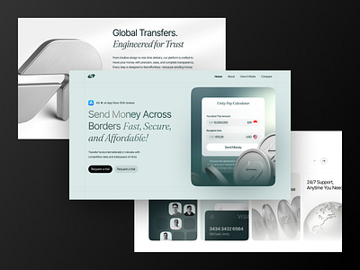 UnionPay - Money Transfer Landing Page finance finance landing page finance website fintech fintech landing page fintech website landing page landing page design money money transfer money transfer landing page money transfer website ui ui design uiux uiux design ux web website website design