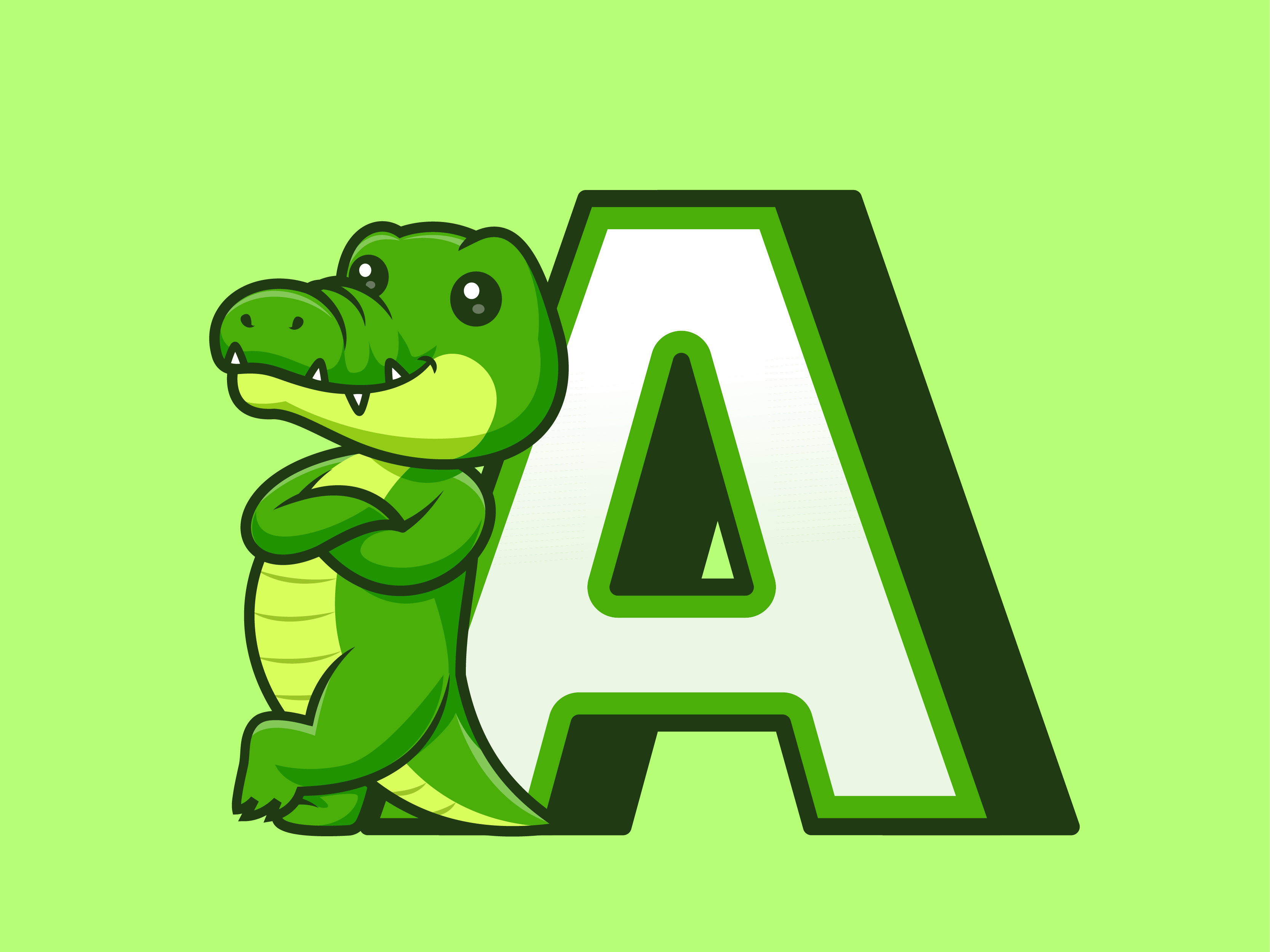 Alphabet Animals🐊🦙 by catalyst on Dribbble