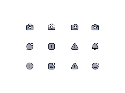 New Doutone Icons 🗯️ alert diamond arrow up 02 bubble 6 doutone icons home 07 icon icon design icon pack icon set iconography icons new icons notification square shield 01