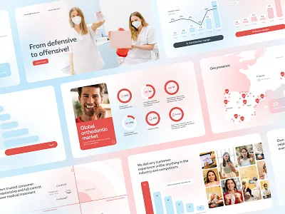 Pitch Deck for dentistry branding dentistry design graphic design health identity infographic keynote keys medicine odontology pitch deck powerpoint presentation slides design tipography