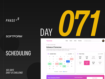 Scheduling - DailyUIChallenge 100daysui branding dailyui dailyuichallenge design illustration logo ui uiux website