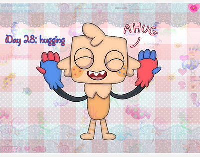 Junefairytale Day 28: hugging art post art tag digital art drawing fan art graphic design illustration