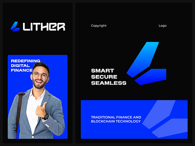 Crypto logo brand identity branding crypto cryptocurrency design l l logo letter logo logo design mark trading web3 logo