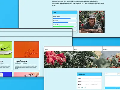 Creatives Portfolio - Professional Portfolio Framer Template design framer mobile responsive ui web design website design websites