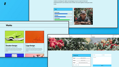 Creatives Portfolio - Professional Portfolio Framer Template design framer mobile responsive ui web design website design websites