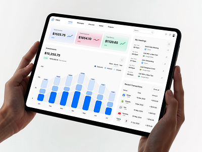 Dashboard for a Management admin panel analytics cards charts crm dashboard graphs interface management management dashboard product saas sidebar system table ui ux