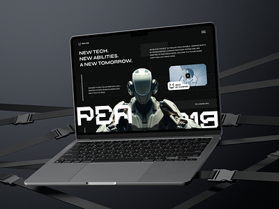 PEA-019 / A.I. Assistant ai app assistant concept design interface mecha robot ui ux web design website