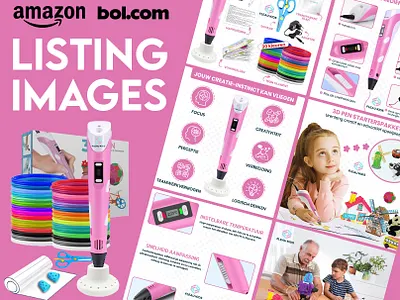 3D Pen Listing Images a content amazon amazon a amazon listing design ebc enhanced brand content listing design listing images photoshop premuim a content product product images product infographics product lifestyle product listing store storefront