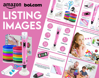 3D Pen Listing Images a content amazon amazon a amazon listing design ebc enhanced brand content listing design listing images photoshop premuim a content product product images product infographics product lifestyle product listing store storefront