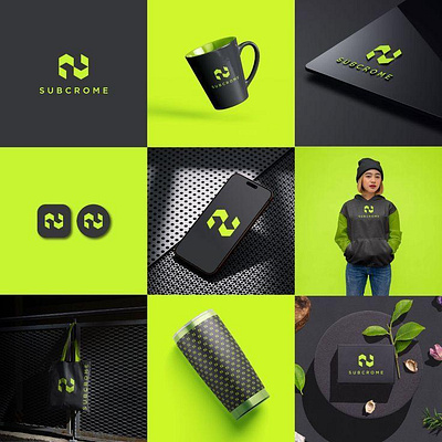 Letter S Logo (SUBCROME) brand branding client design graphic graphic design graphixrohit illustration logo ui