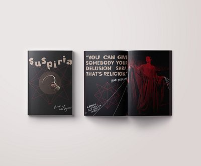 Suspiria Zine branding design graphic design illustration poster typography zine