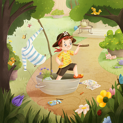Summer plot art commission book cover illustration book illustration books brand character cartoon cartoon character character development characters children children illustration childrens art cover cover art digital art illustration kid lit kids packing design stylized