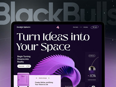 Ai web ui design ai ai ui design animation clean ui hero section minimal modern ui motion graphics product design saas product saas website trend ui ux web design website website design