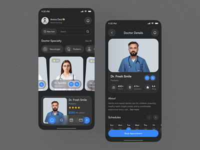 Health Care App UI app app design healthcareapp healthtech ios medicalapp mobile mobile app mobile ui patientexperience telemedicineui ui ui design uiux wellnessapp