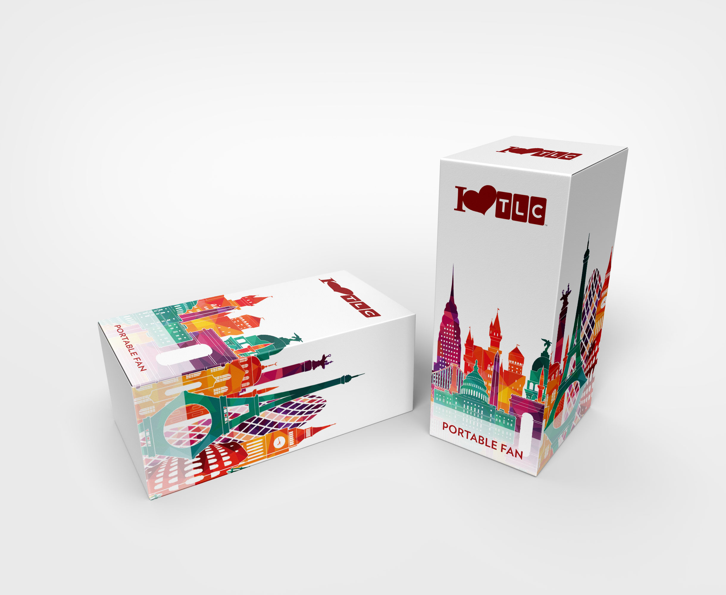 TLC Fan Box Design box packging design design packging packging design