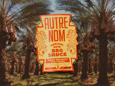 Autre Nom: BBQ Sauce Packaging brand id cpg custom logo custom type graphic design label logotype messaging packaging sauce tiger typography