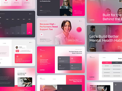 Antraa - Healthcare Pitch Deck ai animate artificial intelligence b2b biotech brand brand identity branding dipa inhouse healthcare healthtech modern design pitch deck pitching ppt saas startup visual identity