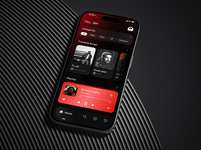 Music App UI app application design graphic design mobile app music app ui ui design uiux user experience user interface ux