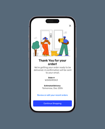 Daily UI 077 ~ Thank you dailyuichallenge design figma ui uiux ux uxdesign