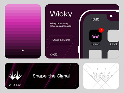 LOGO - WIOKY branding design graphic design icon identity illustration logo marks symbol ui w
